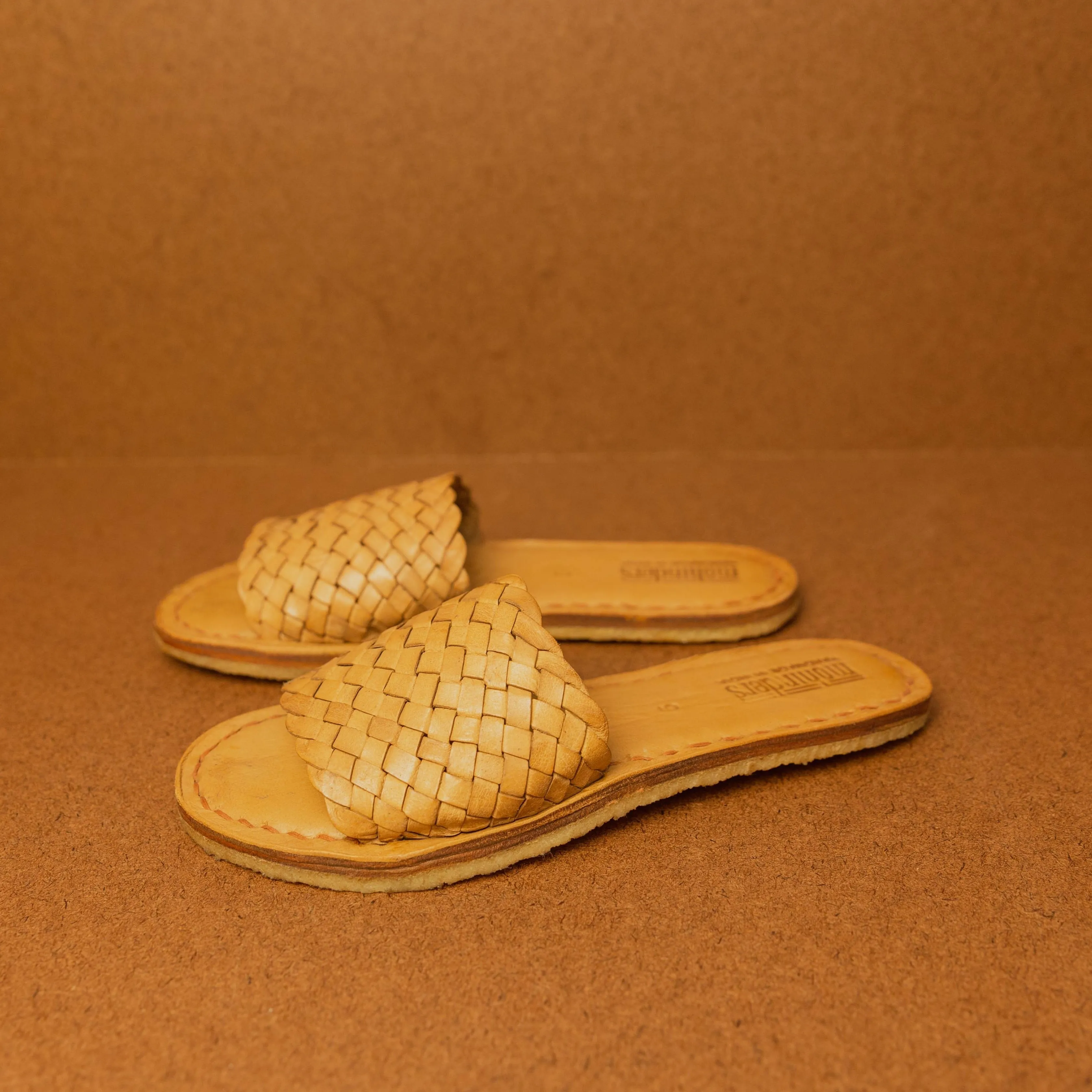 Mohinders Women's Woven Sandal in Honey