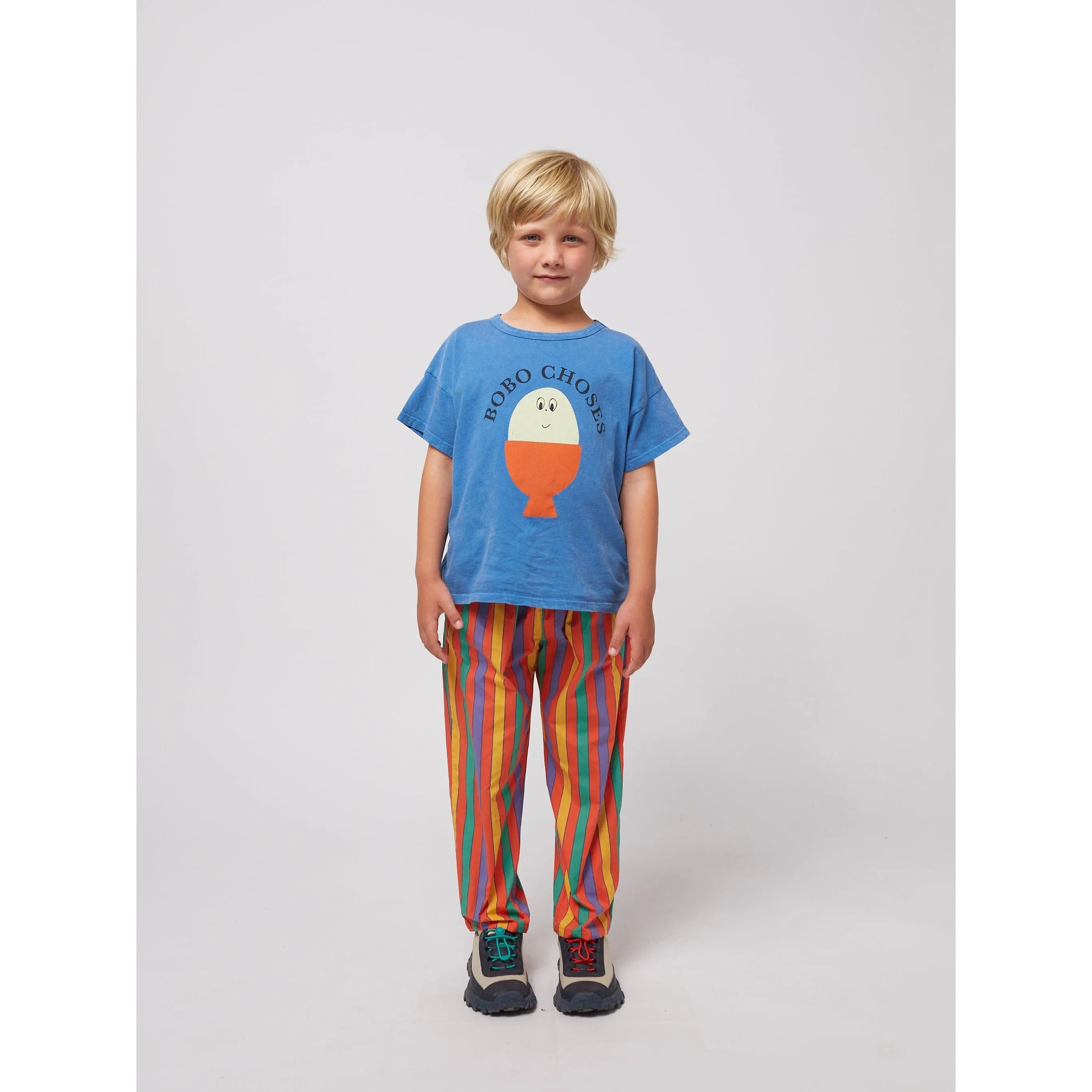 Multicolor Stripes Woven Pants