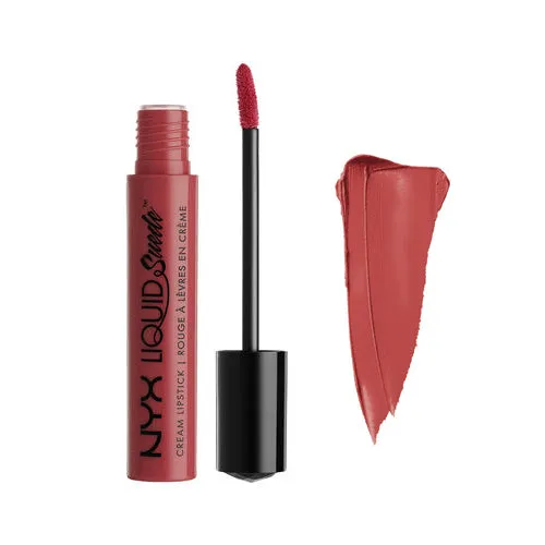 New NYX Liquid Suede Cream Lipstick - 04 Soft Spoken