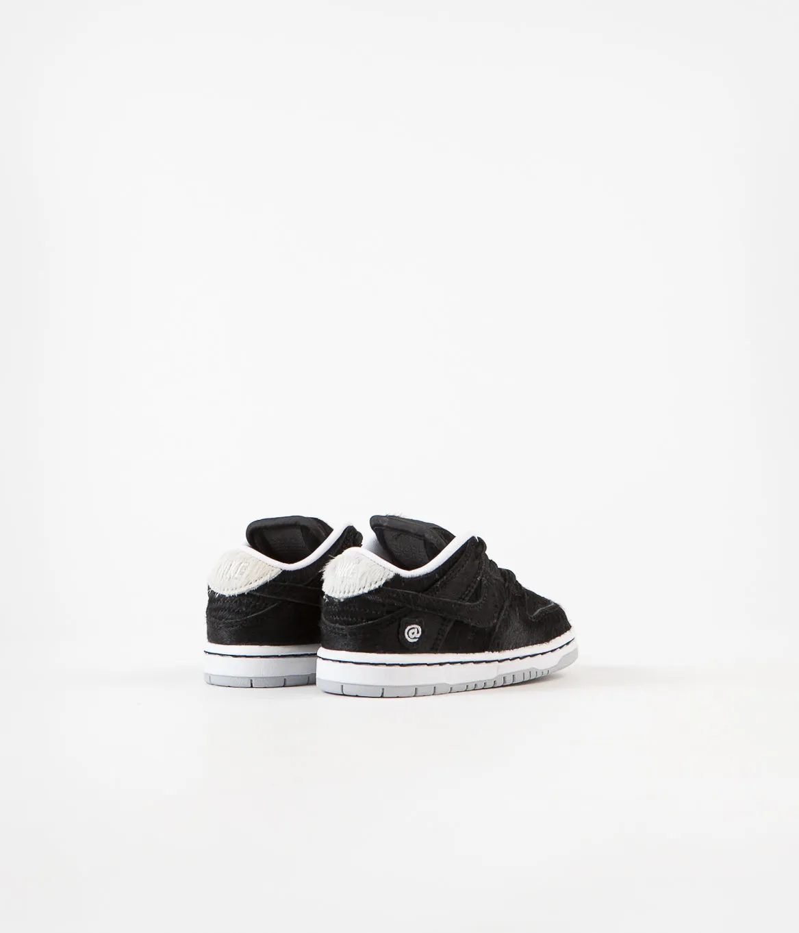 Nike SB Dunk Low Pro Medicom Toddler Shoes - Black / Black - White