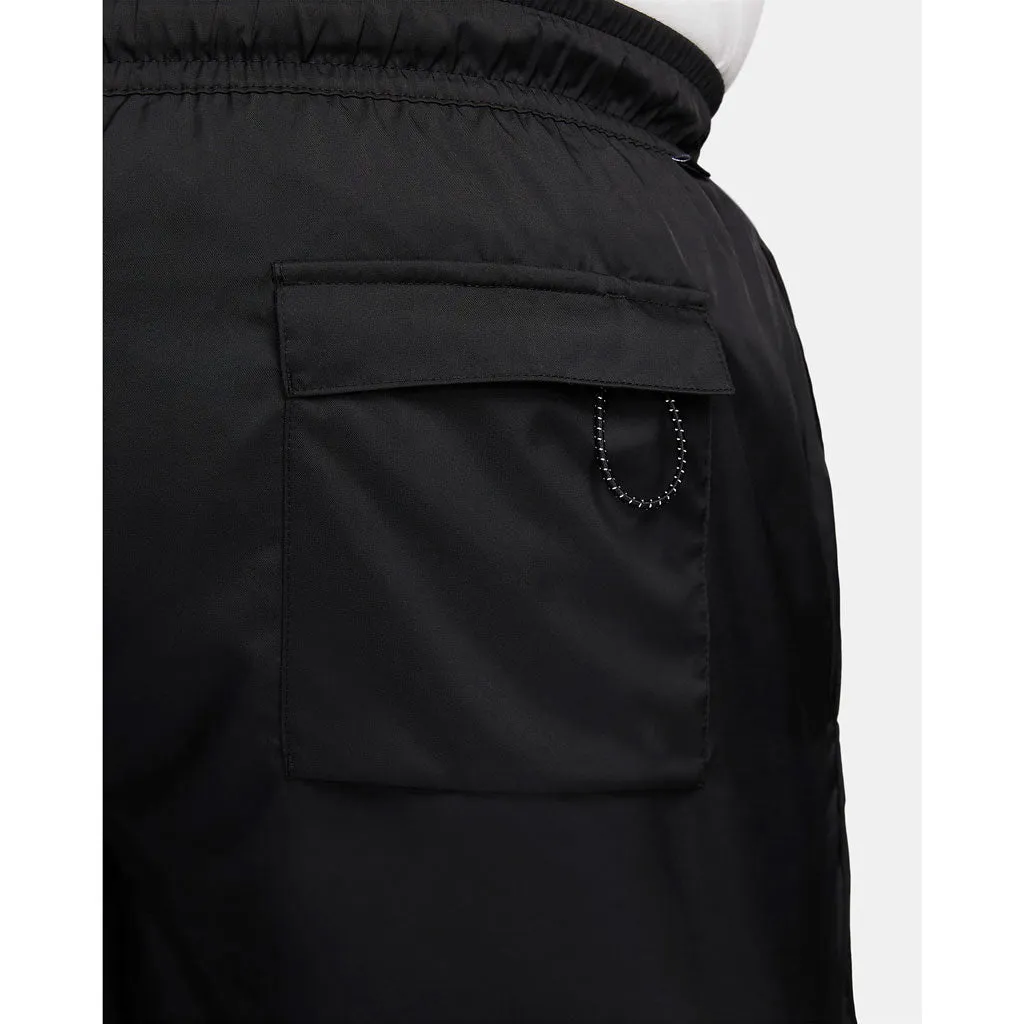 NIKE WOVEN LINED FLOW SHORTS - BLACK