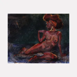 Nude with Golden Earrings