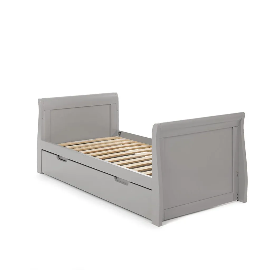 OBABY Stamford Classic Cot Bed - Warm Grey