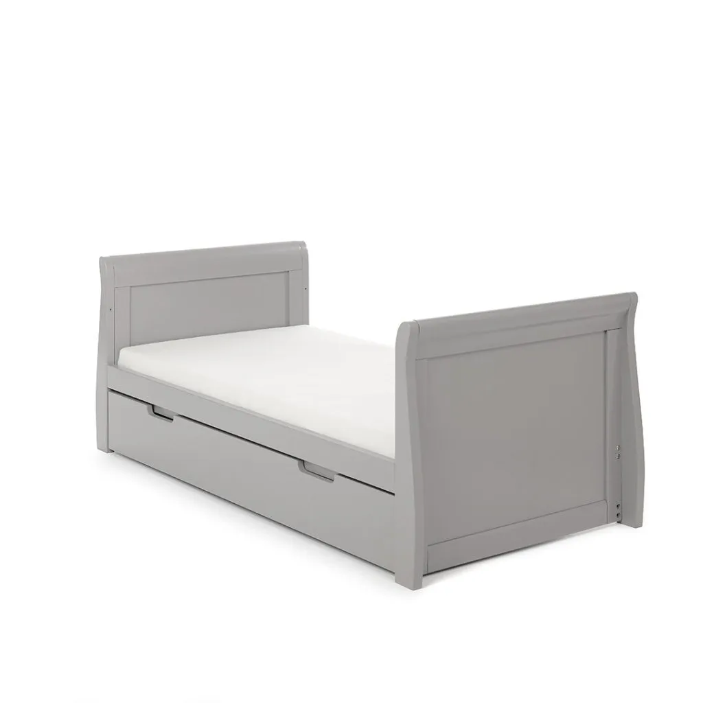 OBABY Stamford Classic Cot Bed - Warm Grey
