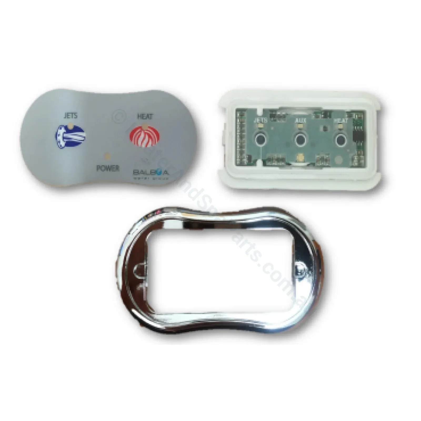 OBSOLETE - Onga Bathmaster V2 Touchpads - Rectangular or Peanut shape - Balboa Lanark