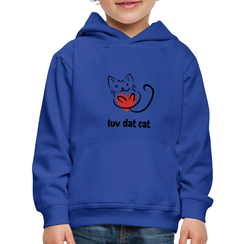 Official Luv Dat Cat Kids‘ Premium Hoodie