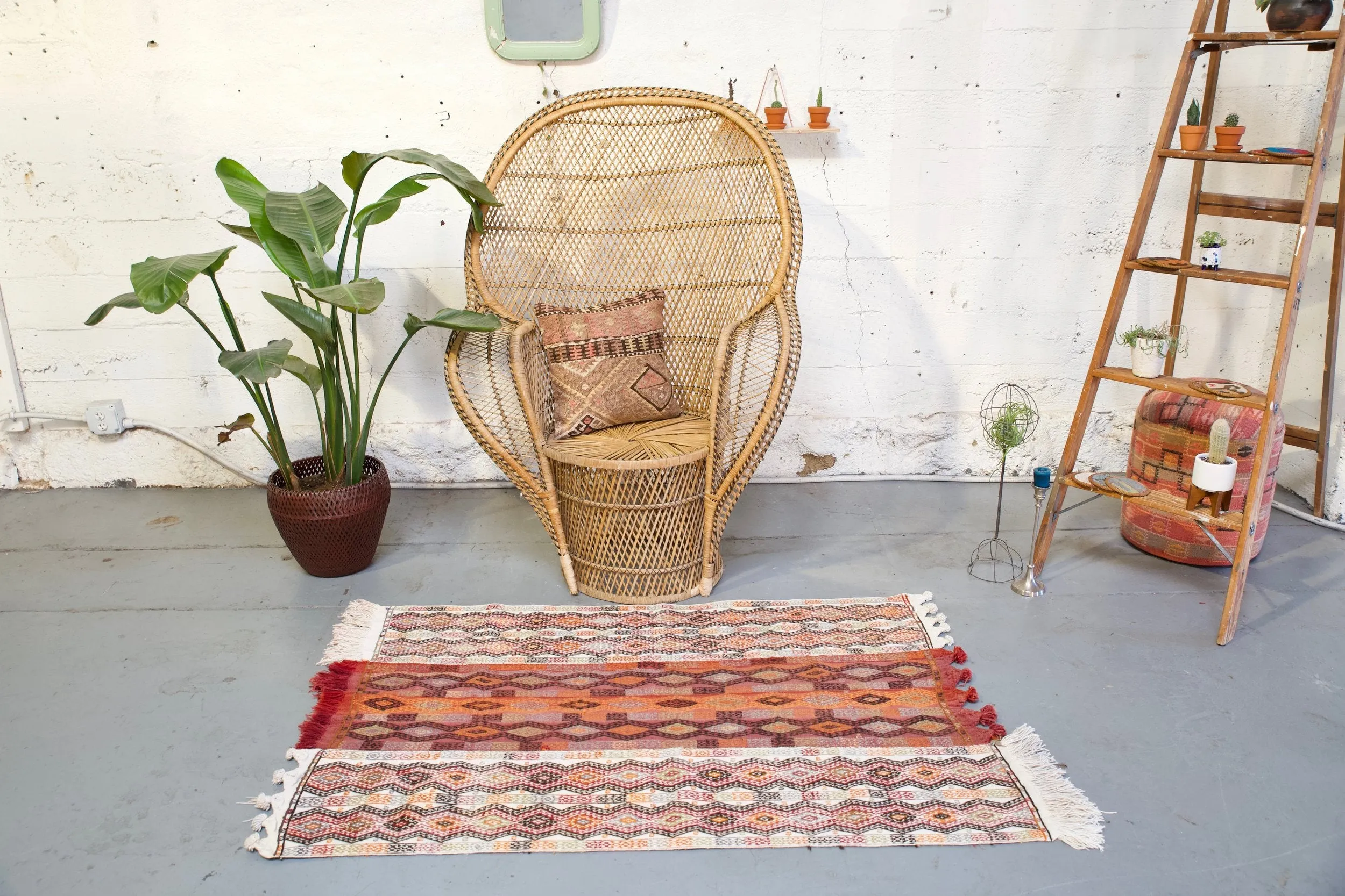 Old Sivas Cicim Seccade kilim 3.3ftx5ft