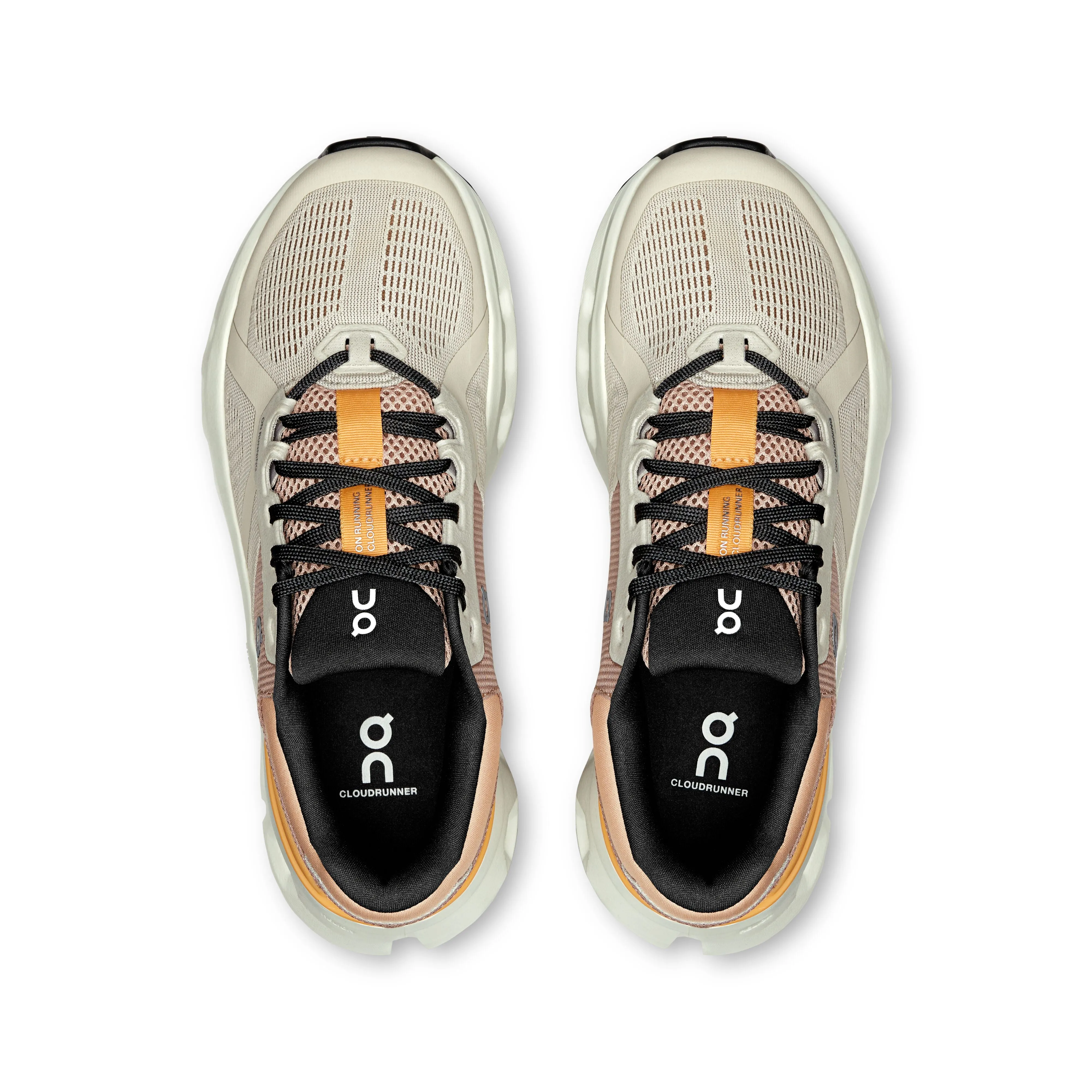 On Cloudrunner 2 (Womens) - Pearl/Tangerine
