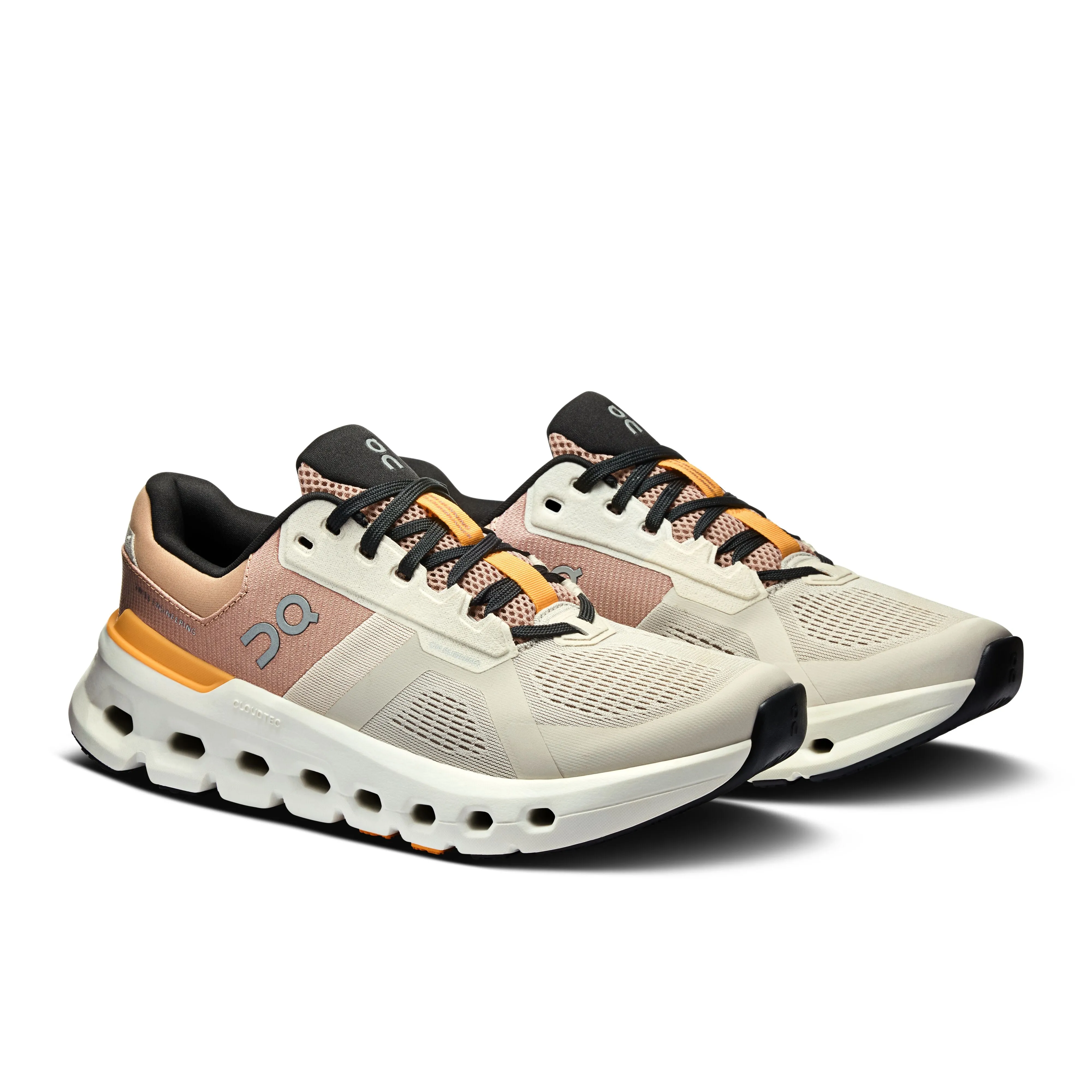 On Cloudrunner 2 (Womens) - Pearl/Tangerine