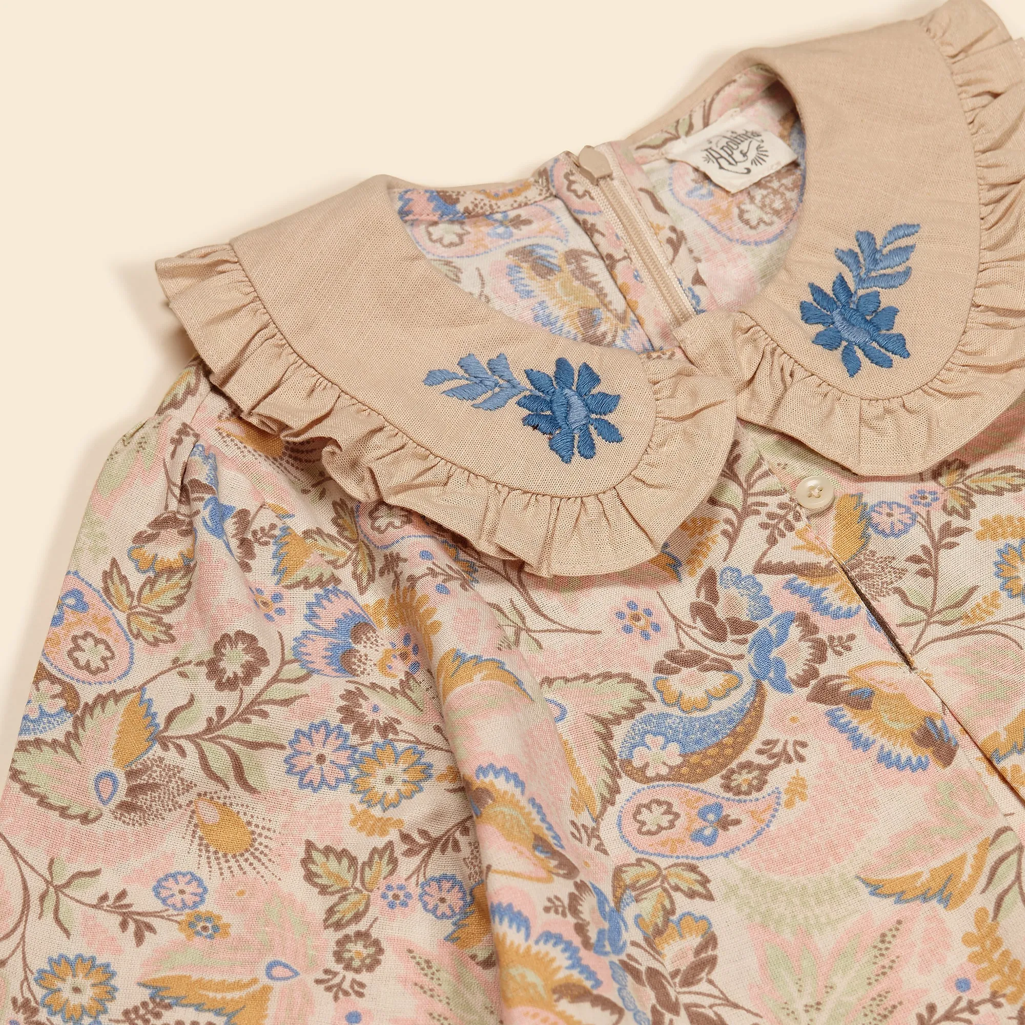 (OUTLET) Cara Dress - Woodland Floral Cream