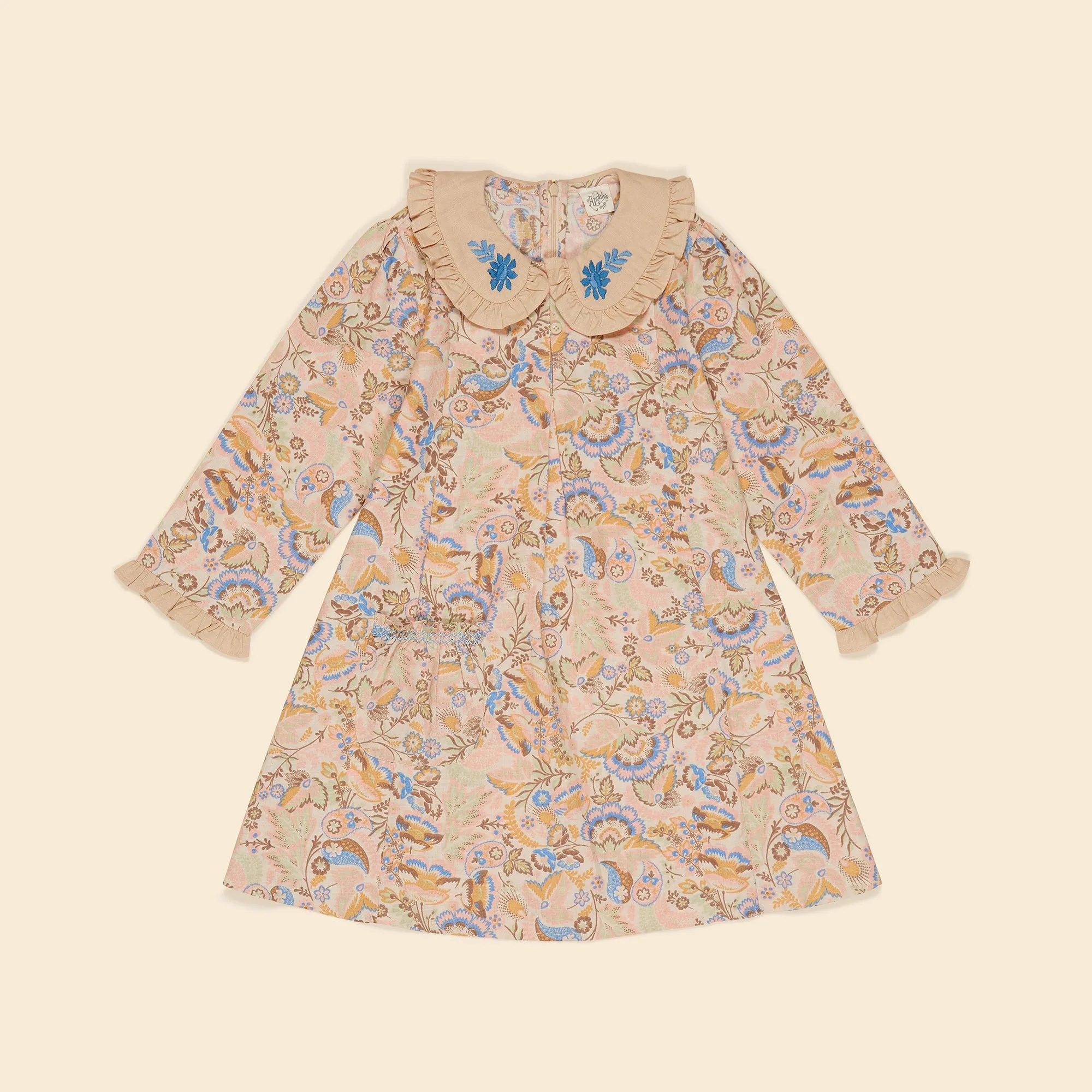 (OUTLET) Cara Dress - Woodland Floral Cream