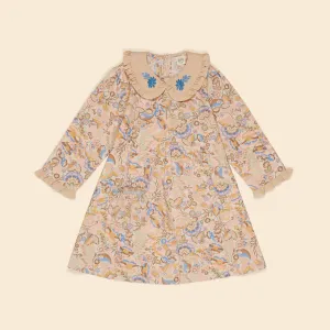 (OUTLET) Cara Dress - Woodland Floral Cream