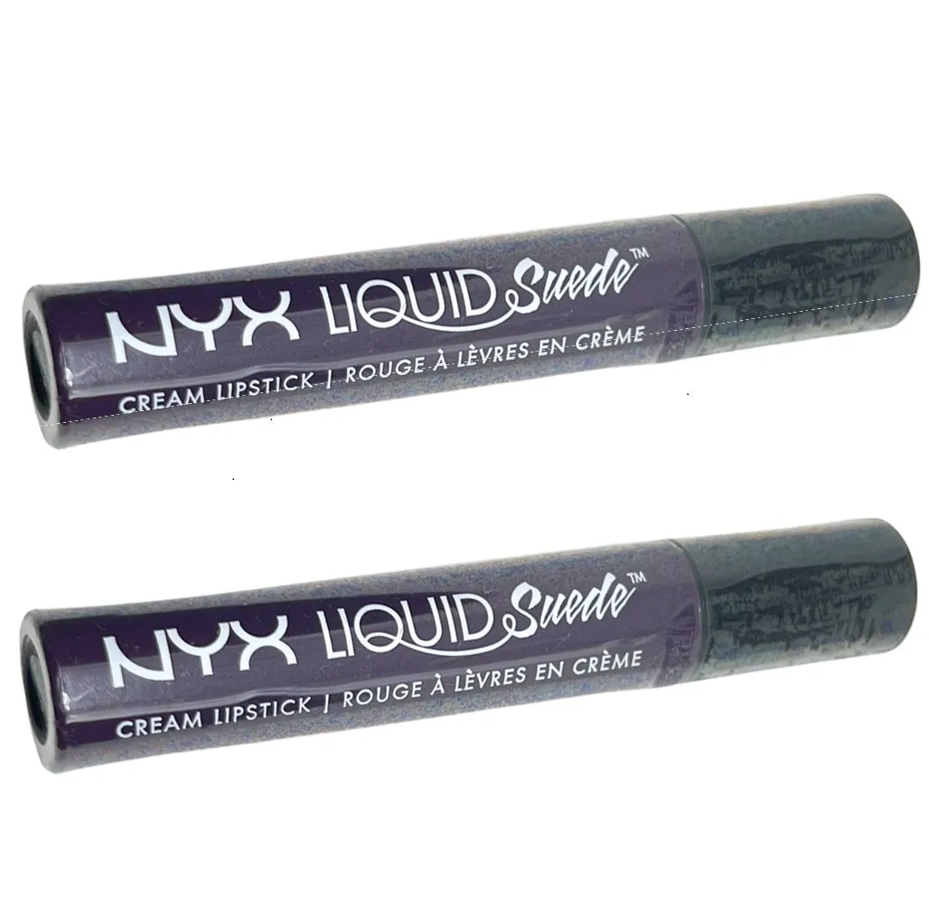 Pack of 2 NYX Liquid Suede Cream Lipstick, Subversive Socialite LSCL19