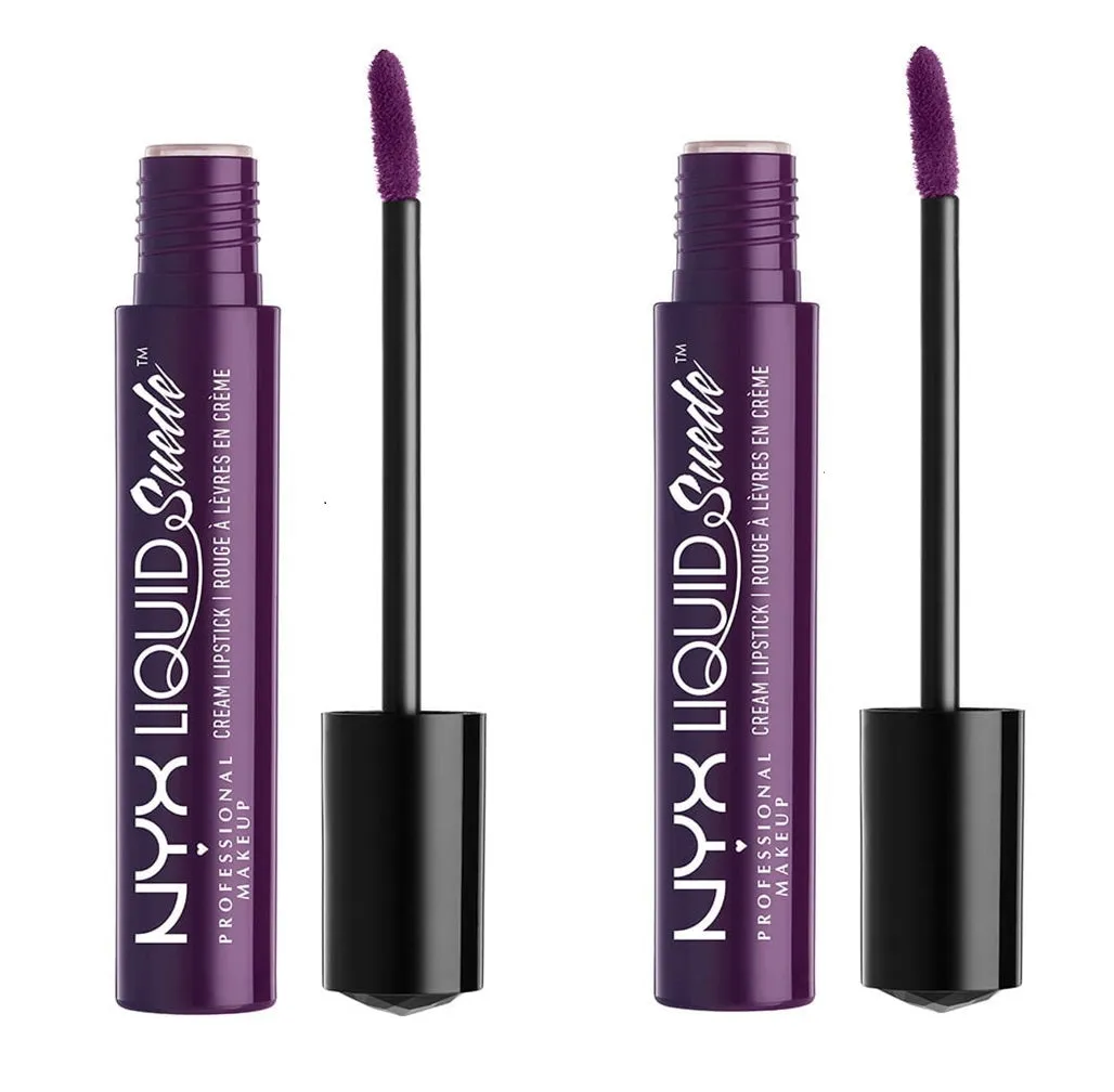 Pack of 2 NYX Liquid Suede Cream Lipstick, Subversive Socialite LSCL19