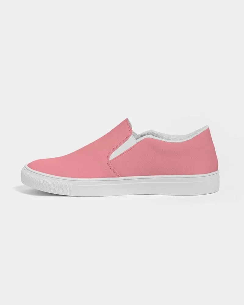 Pastel Pink Slip-On Canvas Sneakers | Men's | Bright Pastel Pink | C0M60Y30K0
