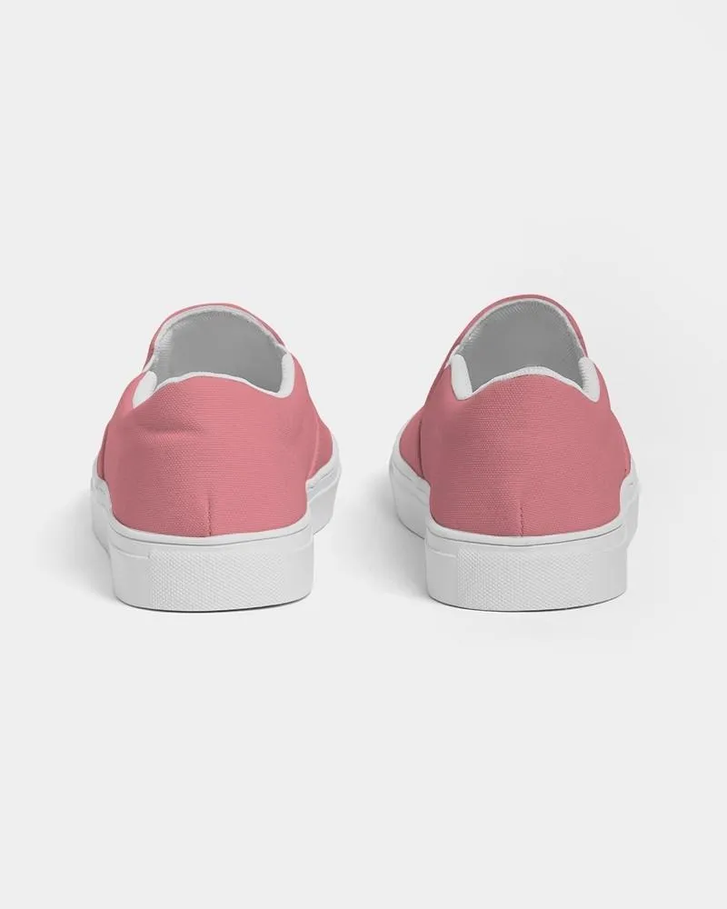Pastel Pink Slip-On Canvas Sneakers | Men's | Bright Pastel Pink | C0M60Y30K0