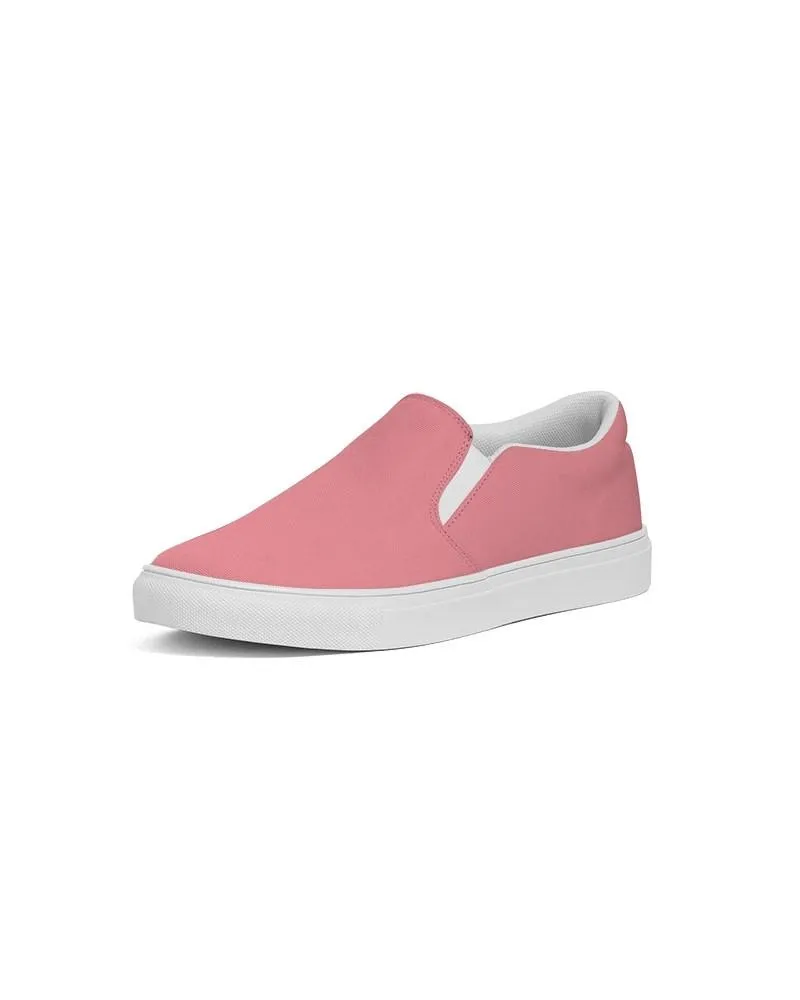 Pastel Pink Slip-On Canvas Sneakers | Men's | Bright Pastel Pink | C0M60Y30K0