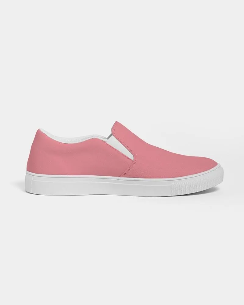 Pastel Pink Slip-On Canvas Sneakers | Men's | Bright Pastel Pink | C0M60Y30K0