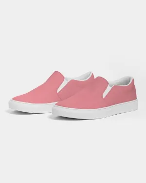 Pastel Pink Slip-On Canvas Sneakers | Men's | Bright Pastel Pink | C0M60Y30K0