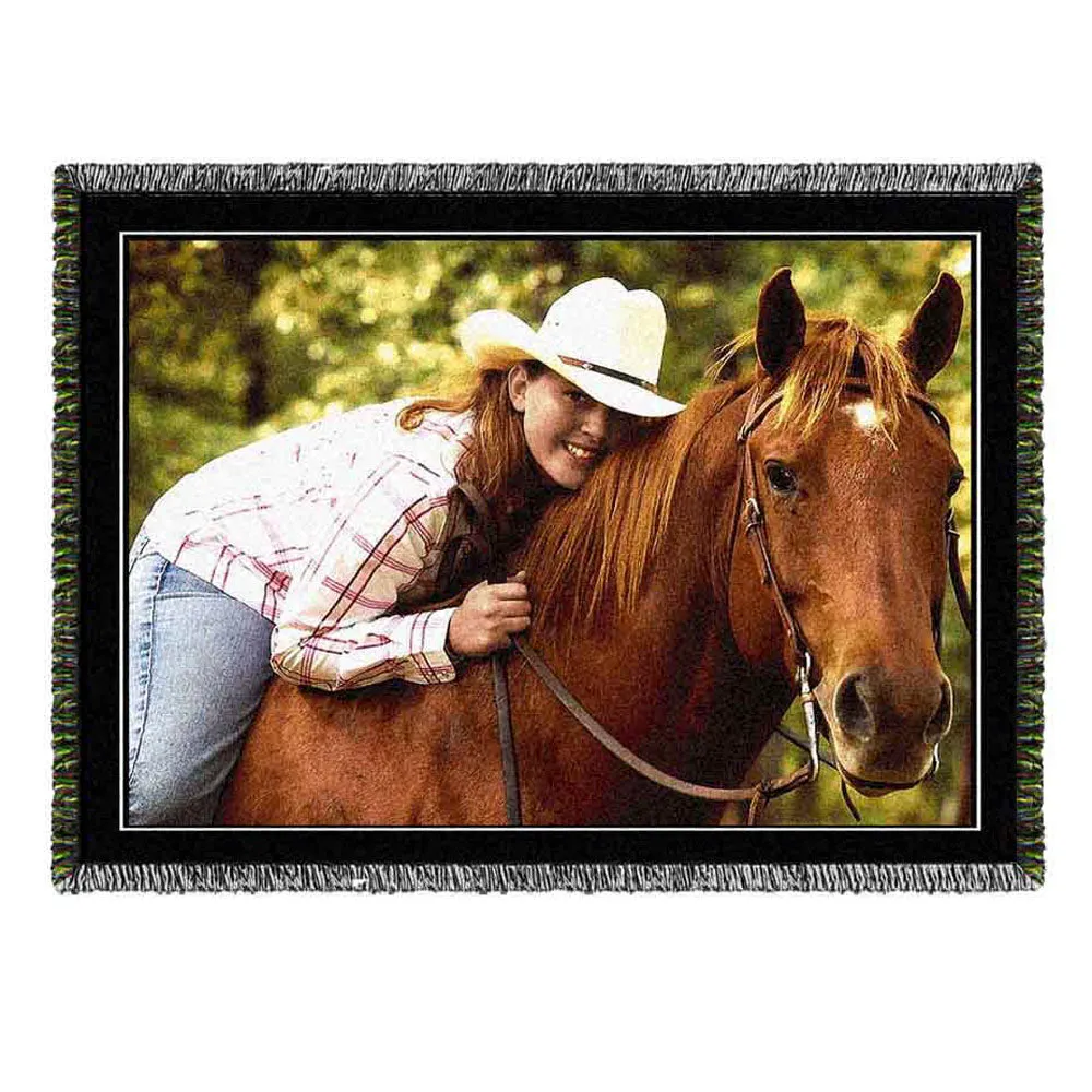 Pet Woven Photo Blankets