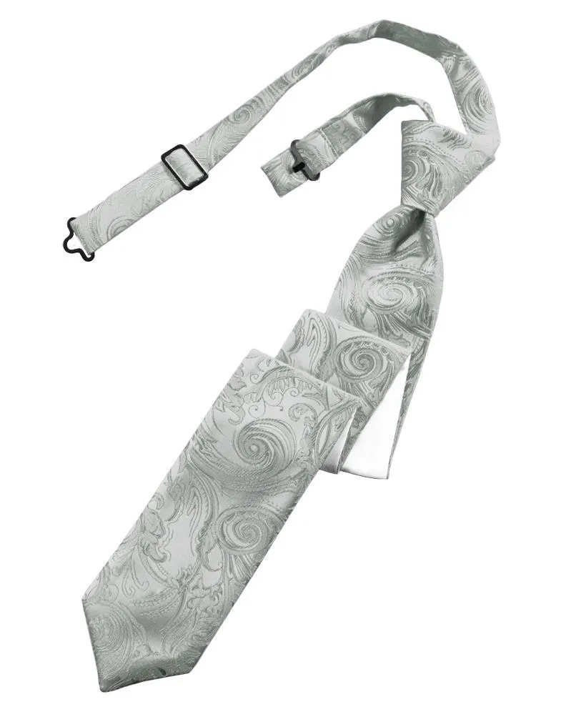 Platinum Tapestry Skinny Necktie