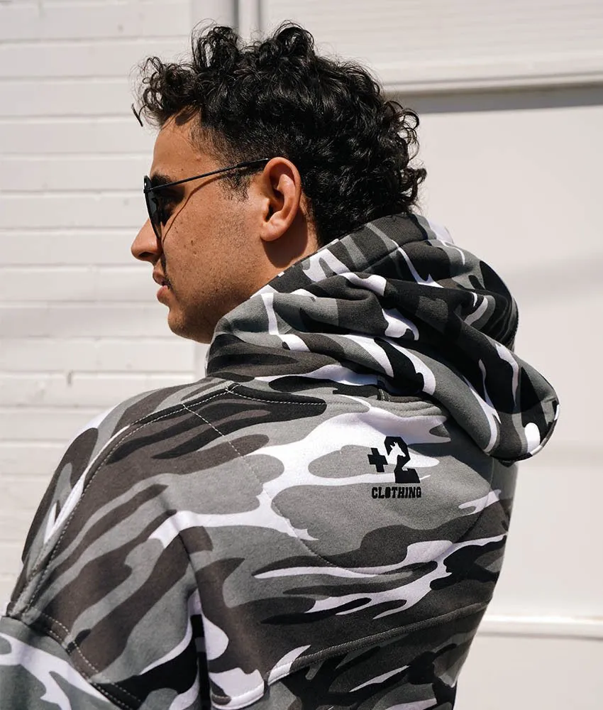 Plus 2 Snow Camo Tall Hoodie