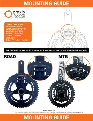 Praxis - MTB Chainring Set