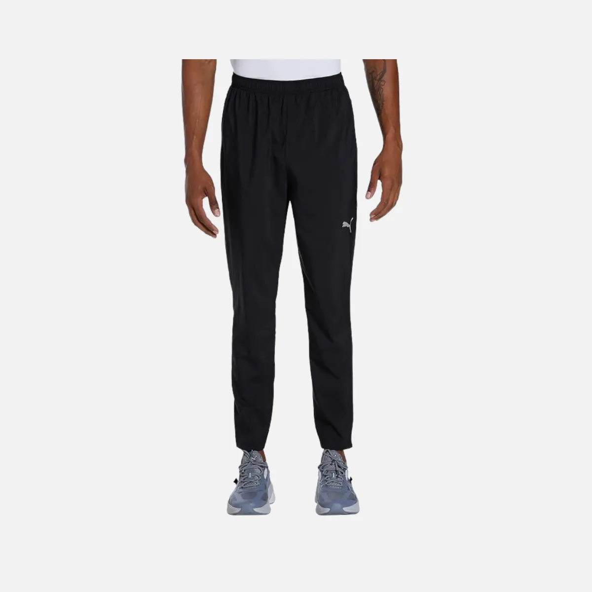 Puma Run Favorite Tepered Men's Regular Track Pants -Black