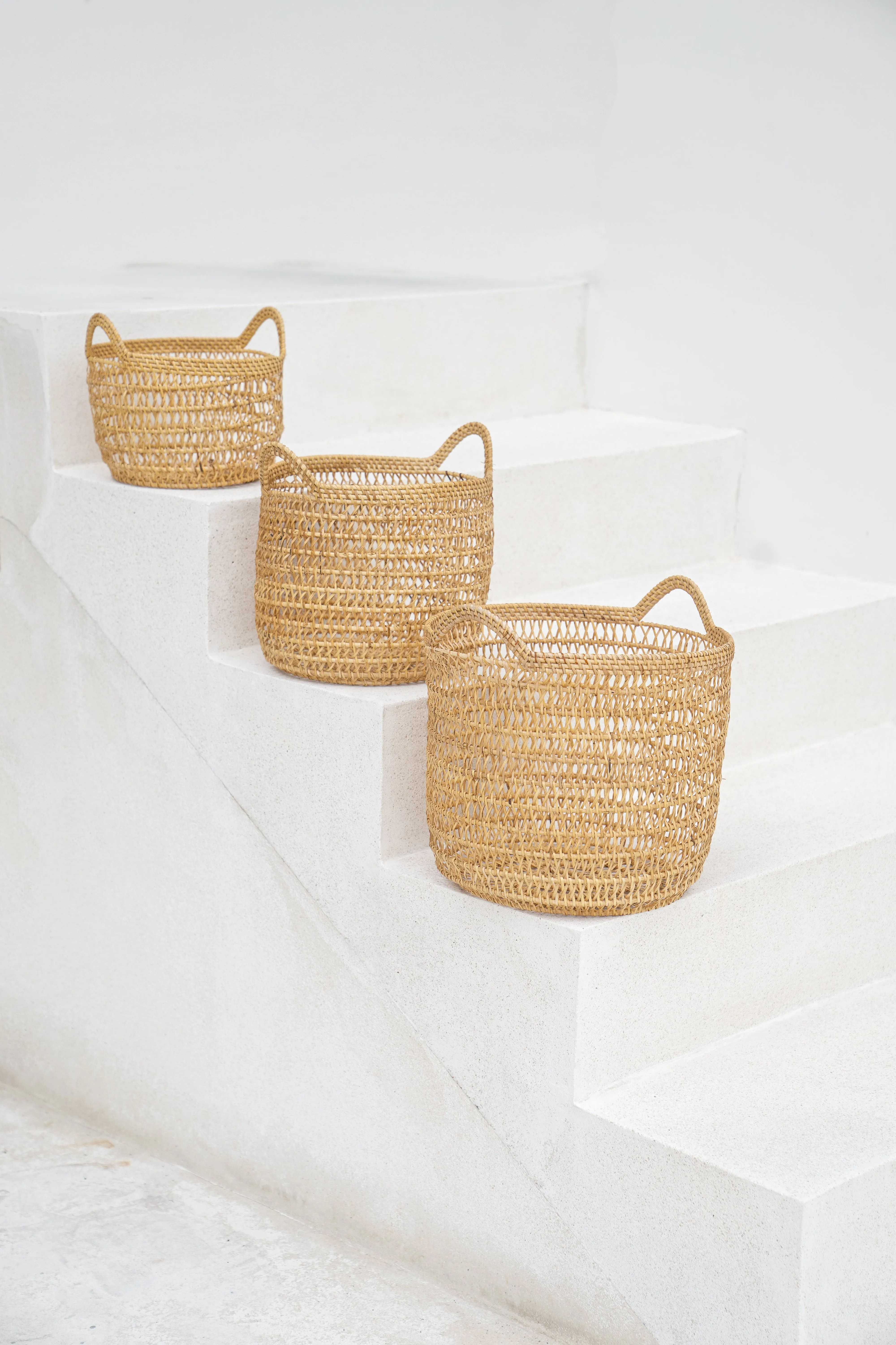 Rattan Woven Handle Basket