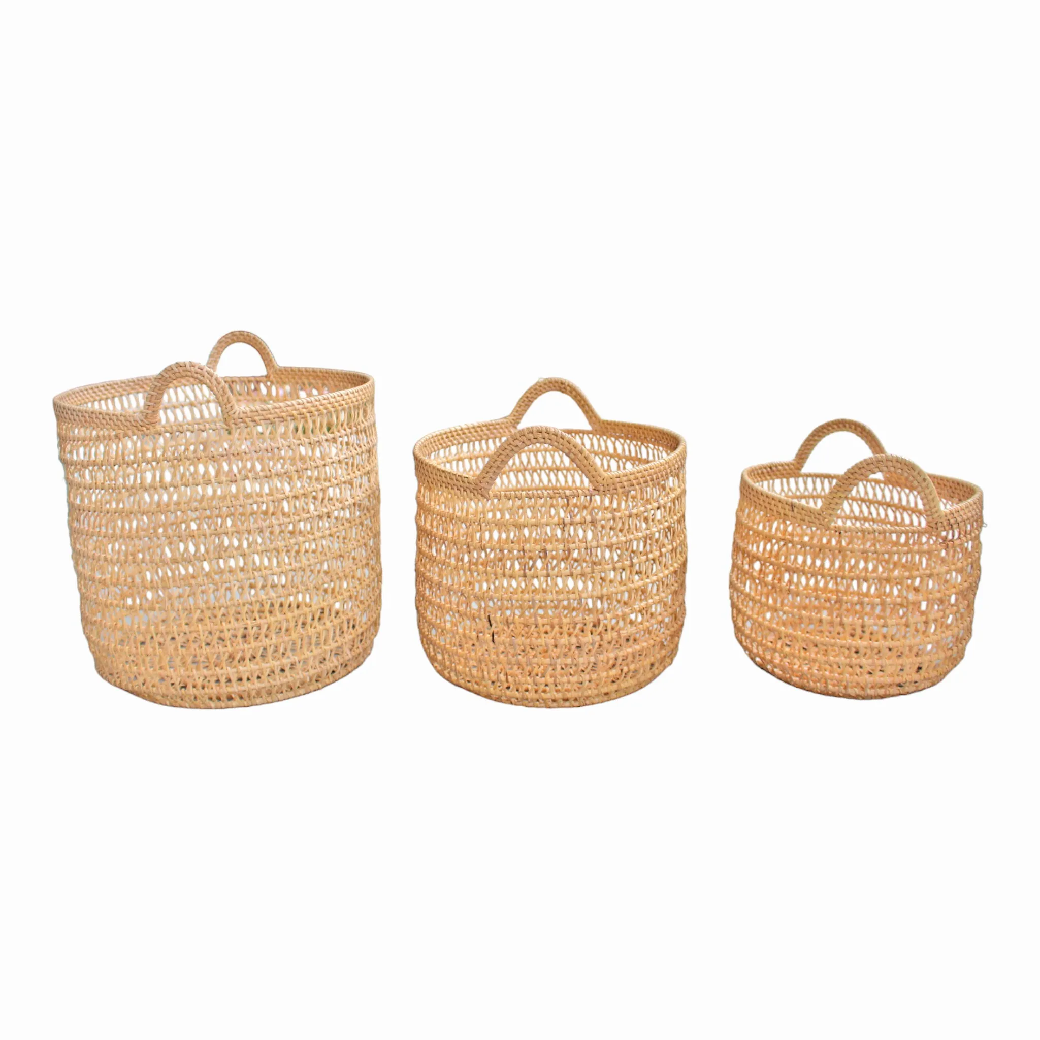 Rattan Woven Handle Basket
