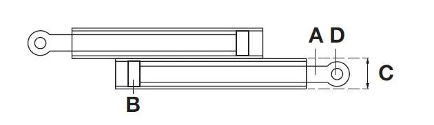 Retraction cylinder AC7 HACO to Suit DH-SM[R] 1500/2000 (CA07.1100)