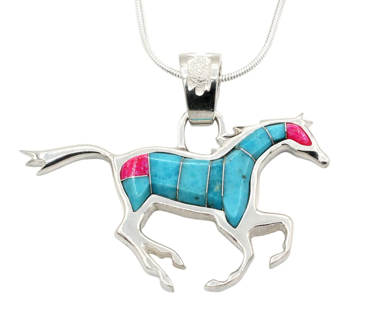 Reversible Running Horse Pendant