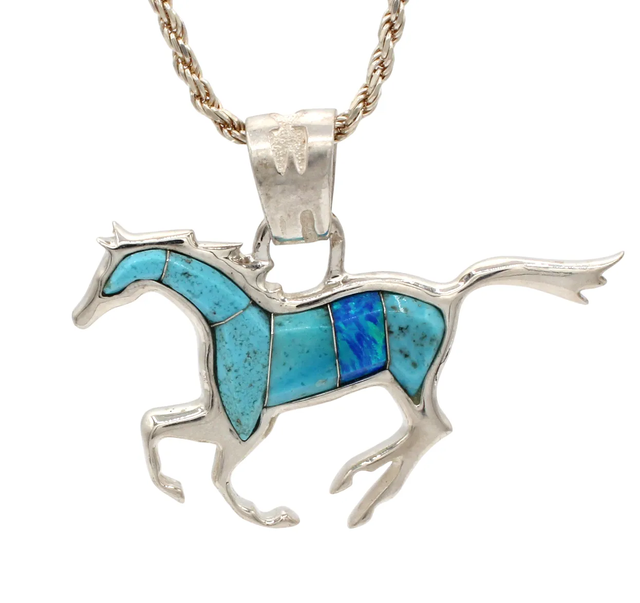 Reversible Running Horse Pendant