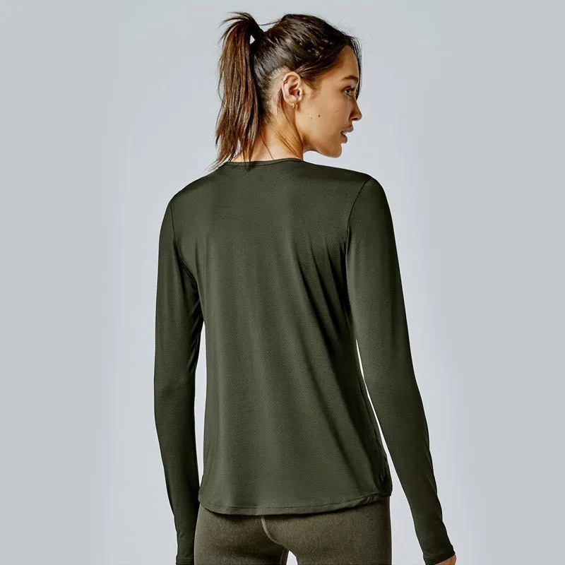 Running Bare Womens Warm Down Marathon Tee