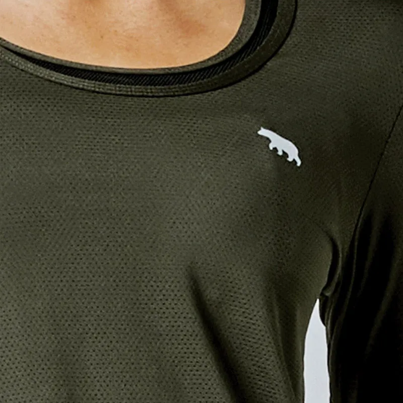Running Bare Womens Warm Down Marathon Tee