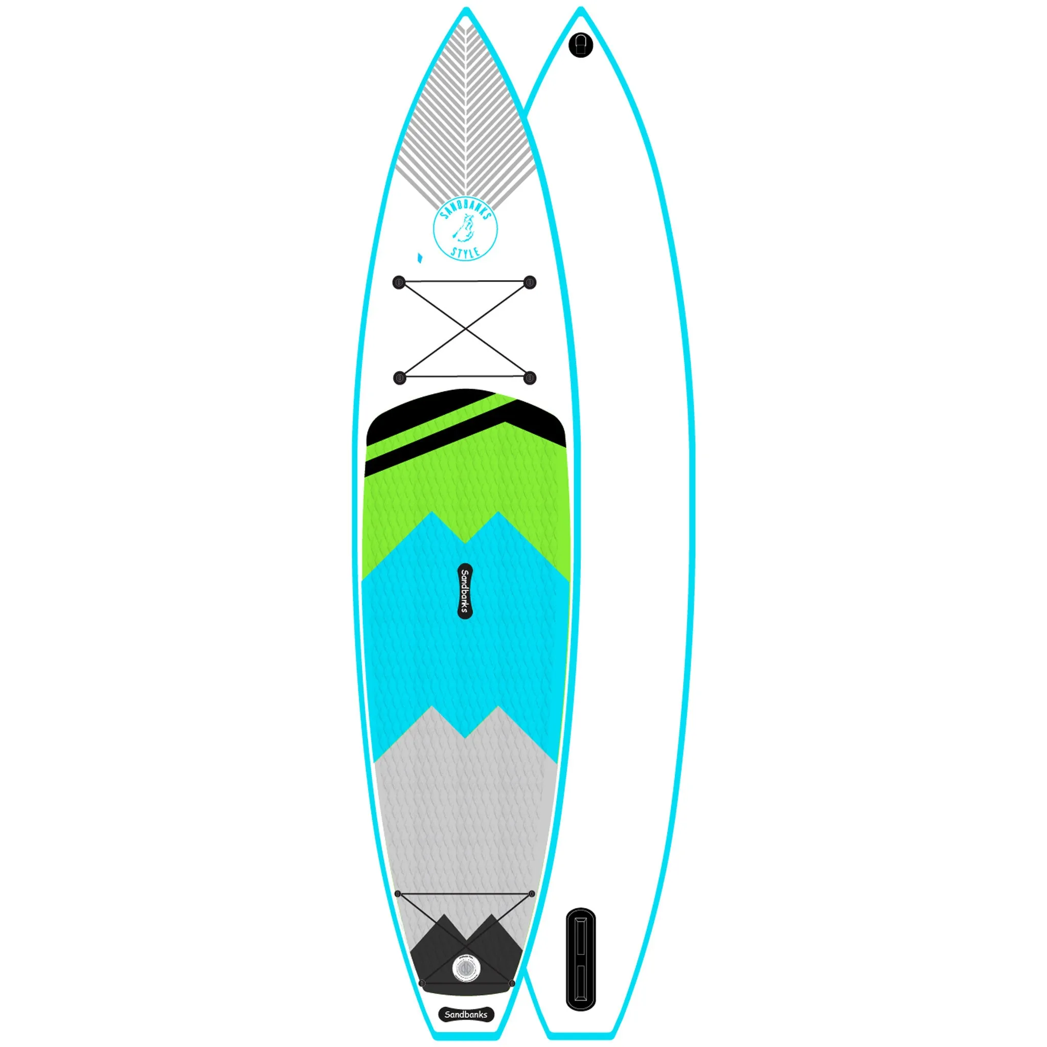 Sandbanks Sports Touring Classic 12ft iSUP Paddleboard Package