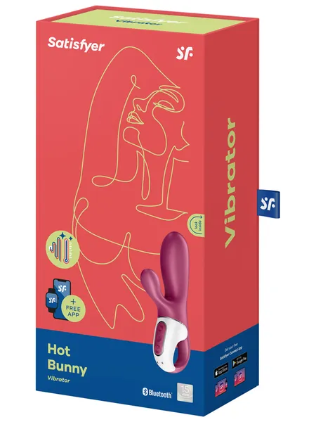 Satisfyer Hot Bunny Connect App Warm Vibration Stimulator