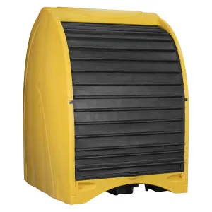 Sealey 4 Drum Spill Pallet with Hardcover 485L Capacity