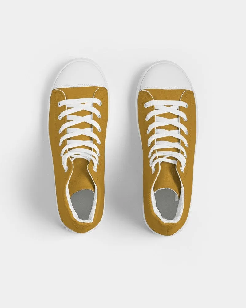 Shaded Orange High-Top Canvas Sneakers | Women's | C0M38Y100K30