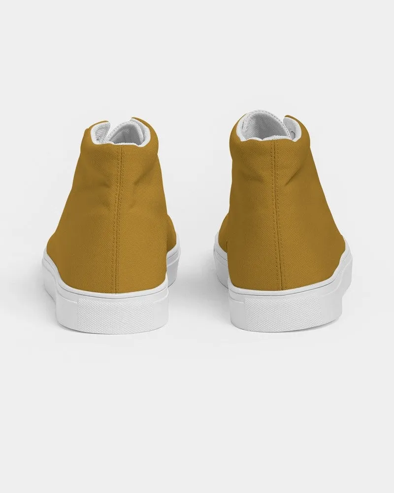 Shaded Orange High-Top Canvas Sneakers | Women's | C0M38Y100K30