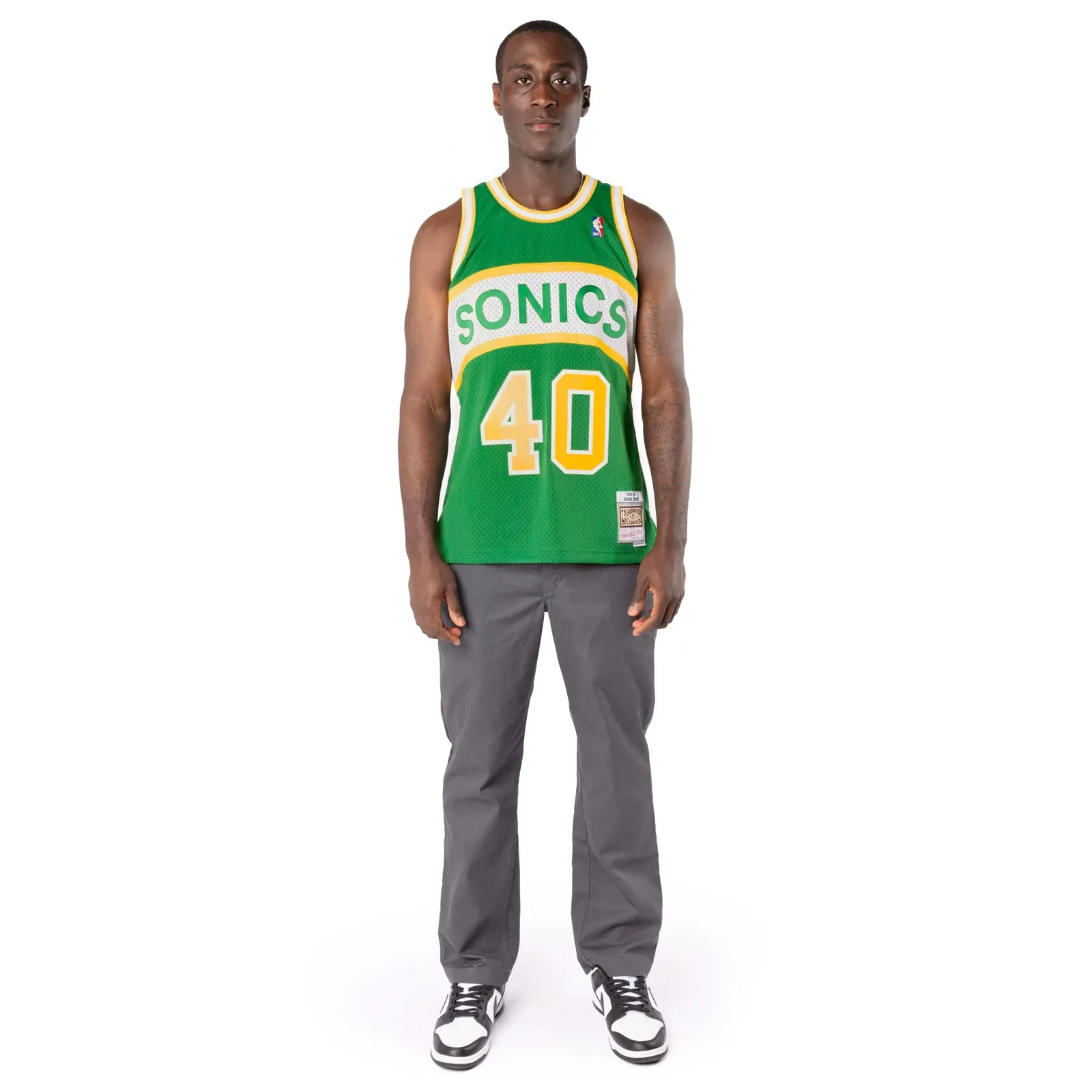 Shawn Kemp Seattle Supersonics 94-95 HWC Swingman Jersey - Green