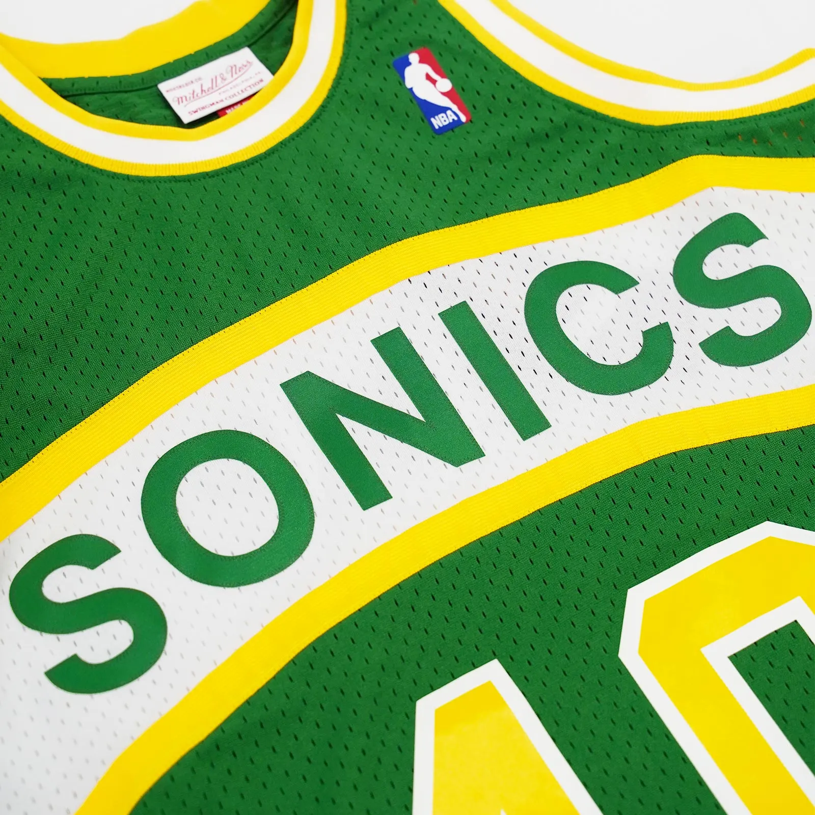 Shawn Kemp Seattle Supersonics 94-95 HWC Swingman Jersey - Green