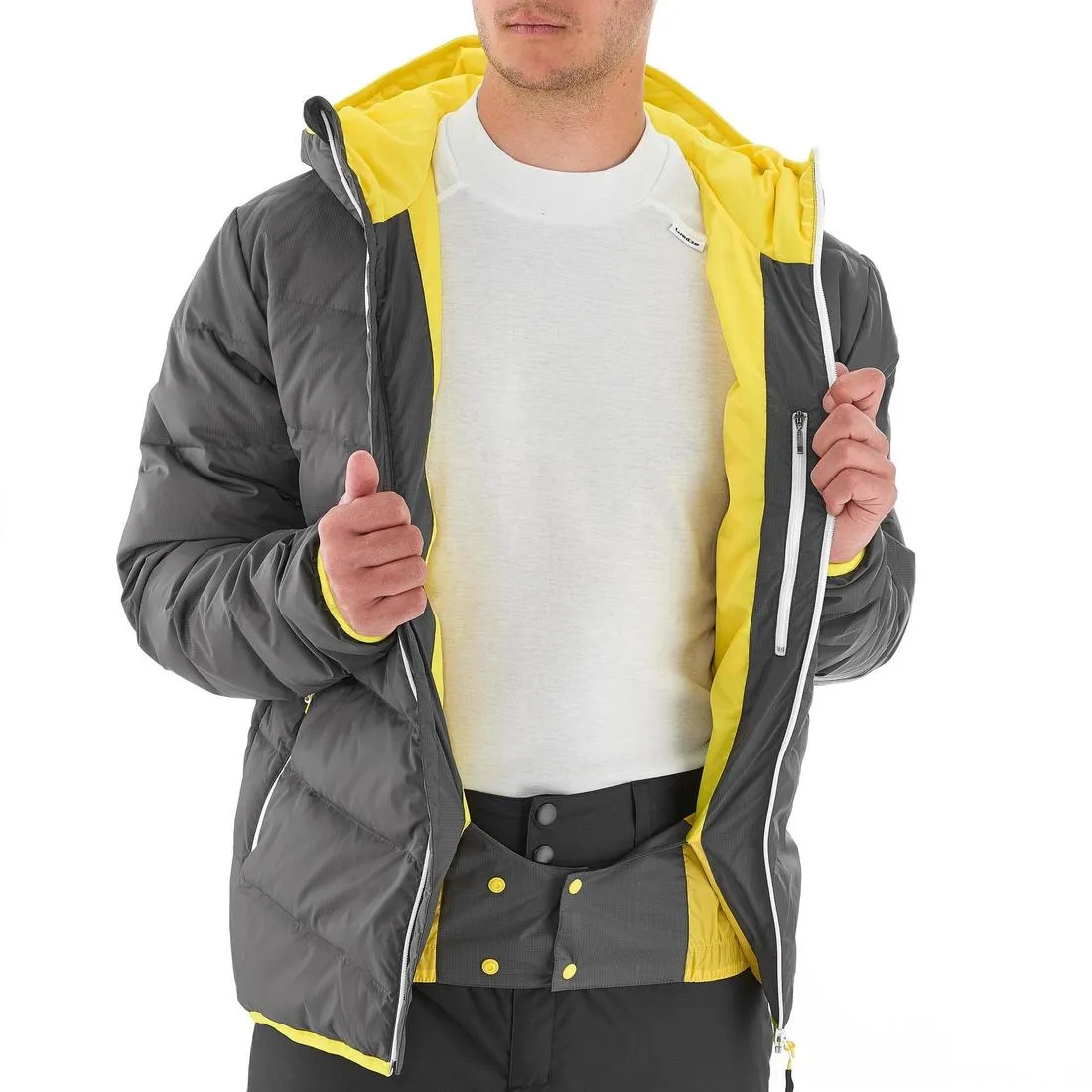 SKI-P 500 MEN’S WARM SKI JKT - GREY