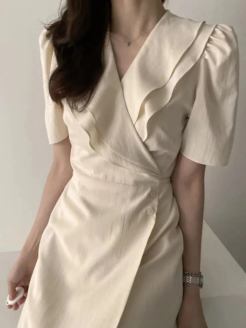 South Korea Chic Midi Dress