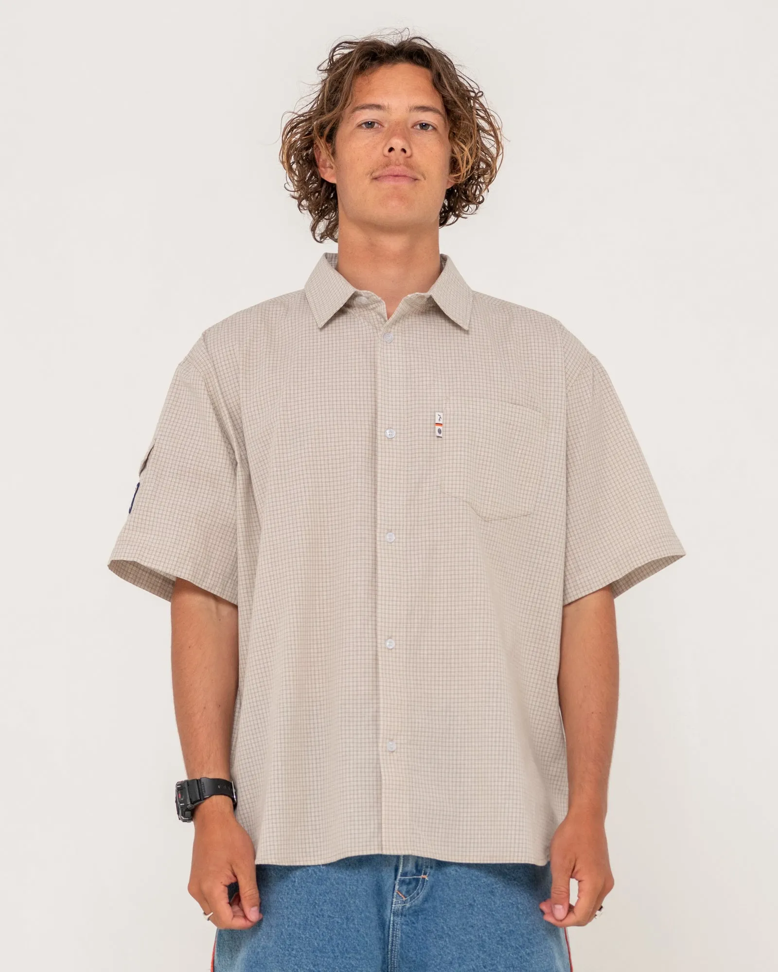 Stasha Pocket Oversized Check Shirt