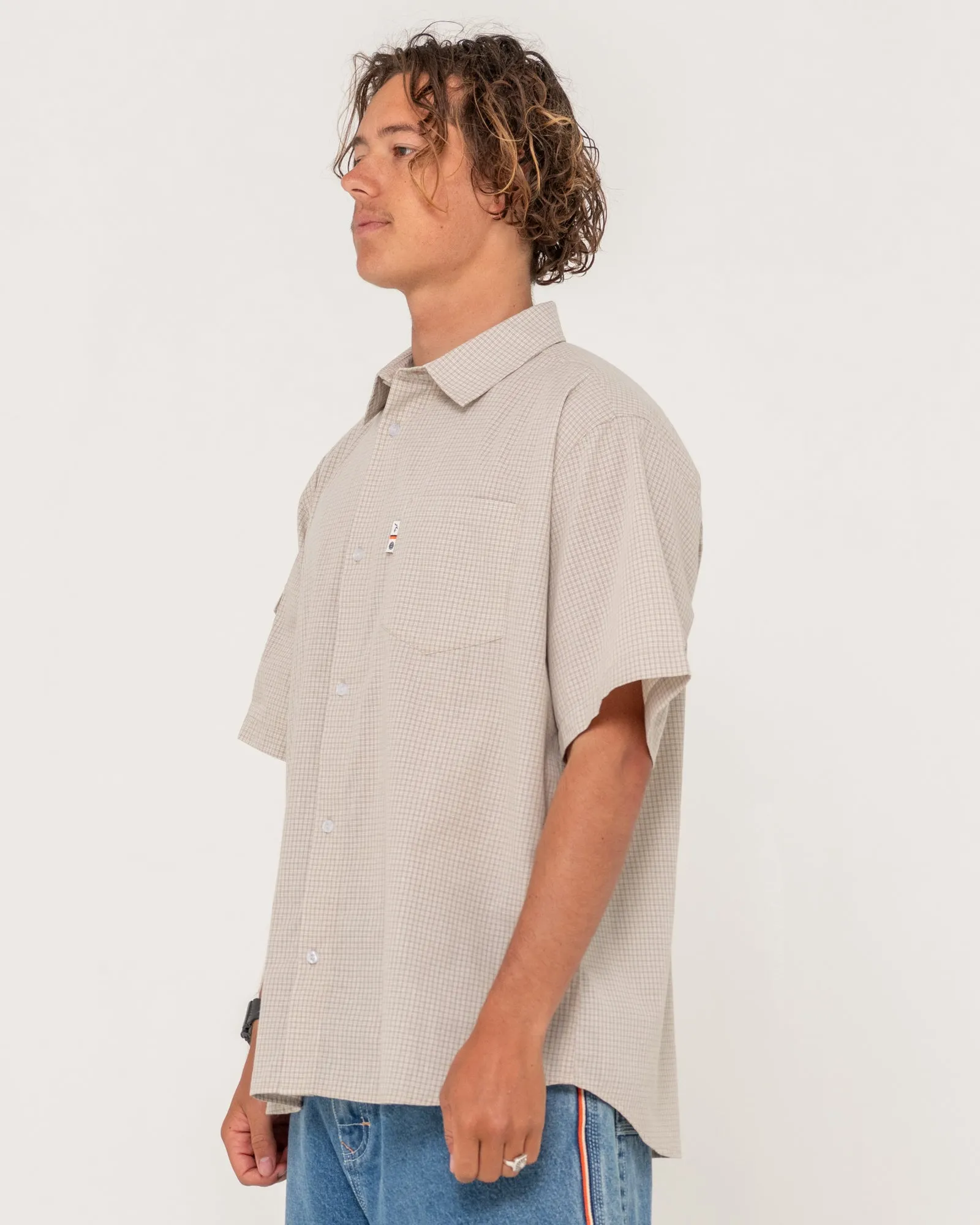 Stasha Pocket Oversized Check Shirt