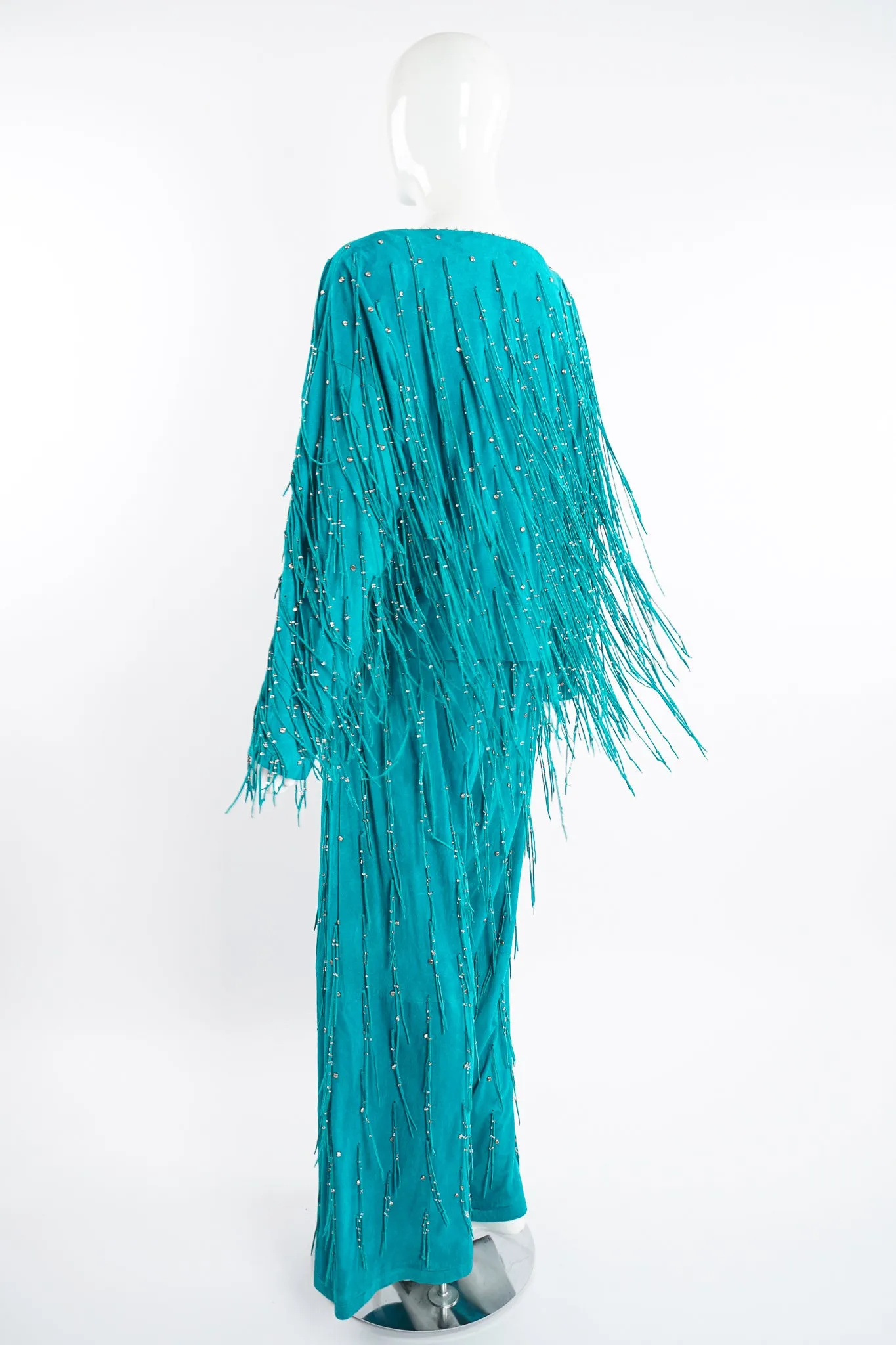Suede Fringe Top & Pant Set