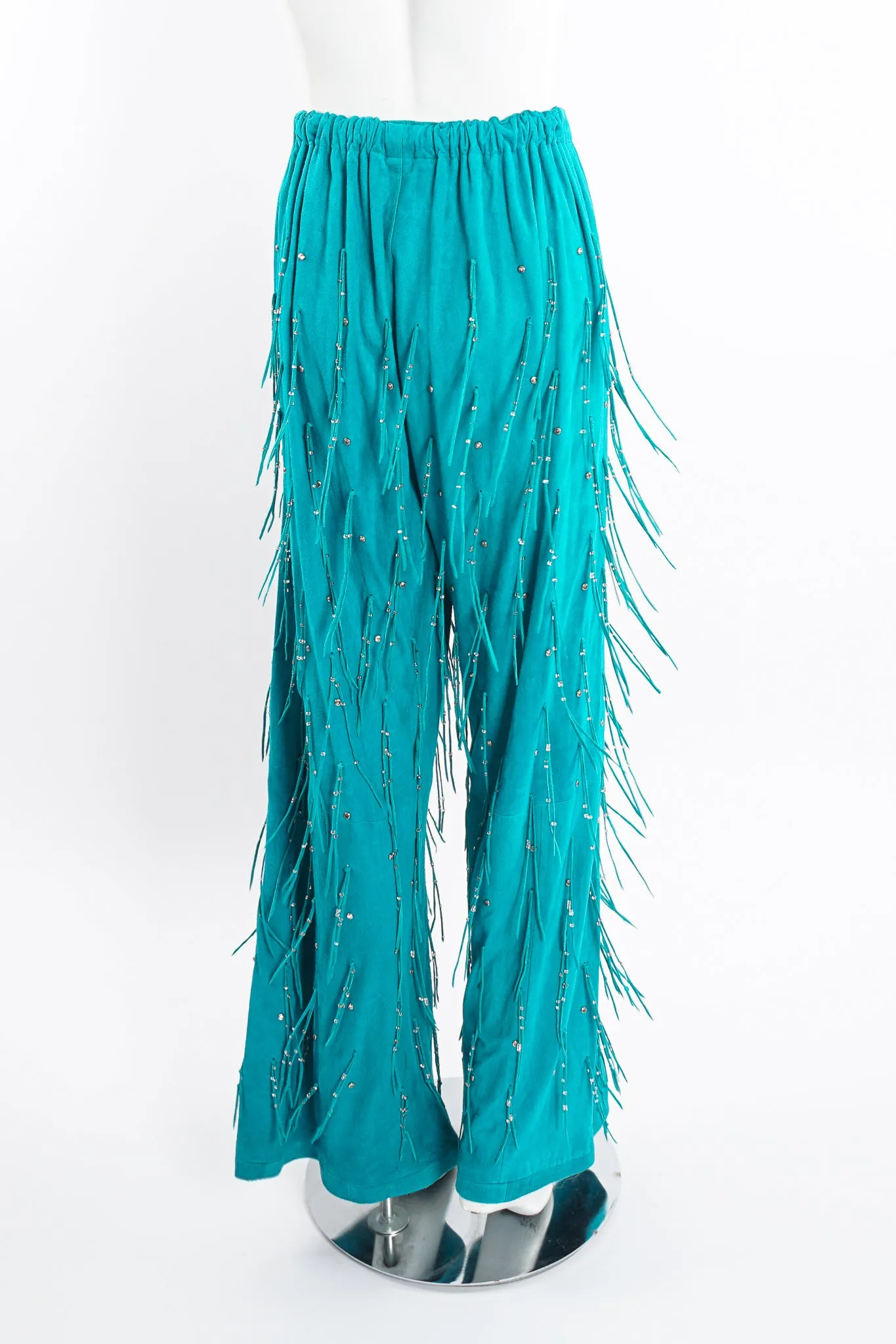 Suede Fringe Top & Pant Set