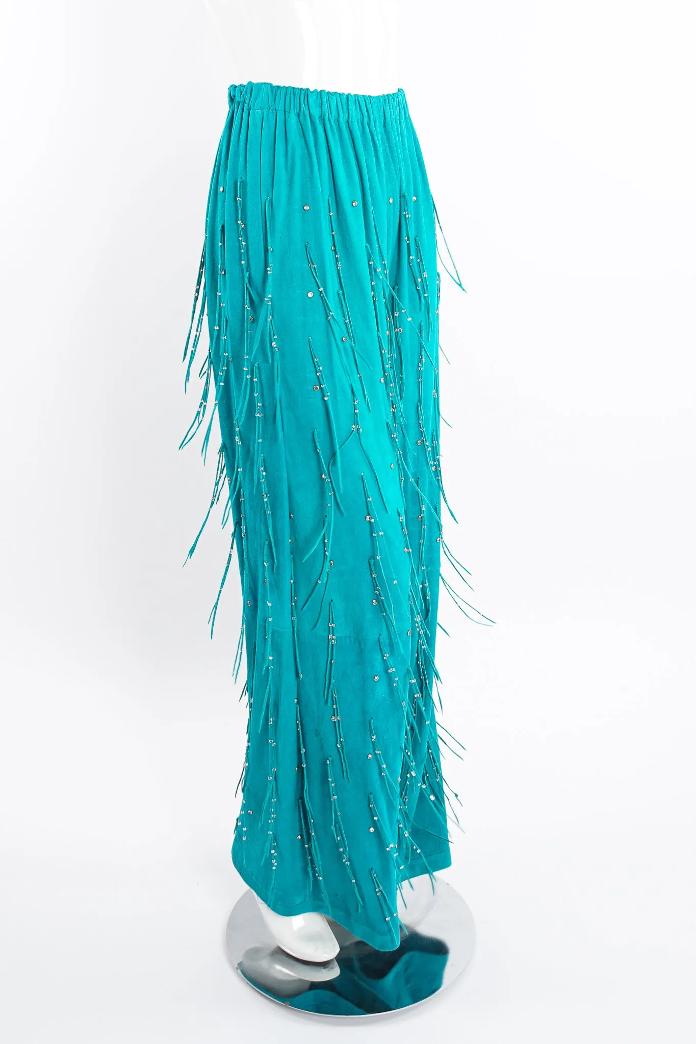 Suede Fringe Top & Pant Set