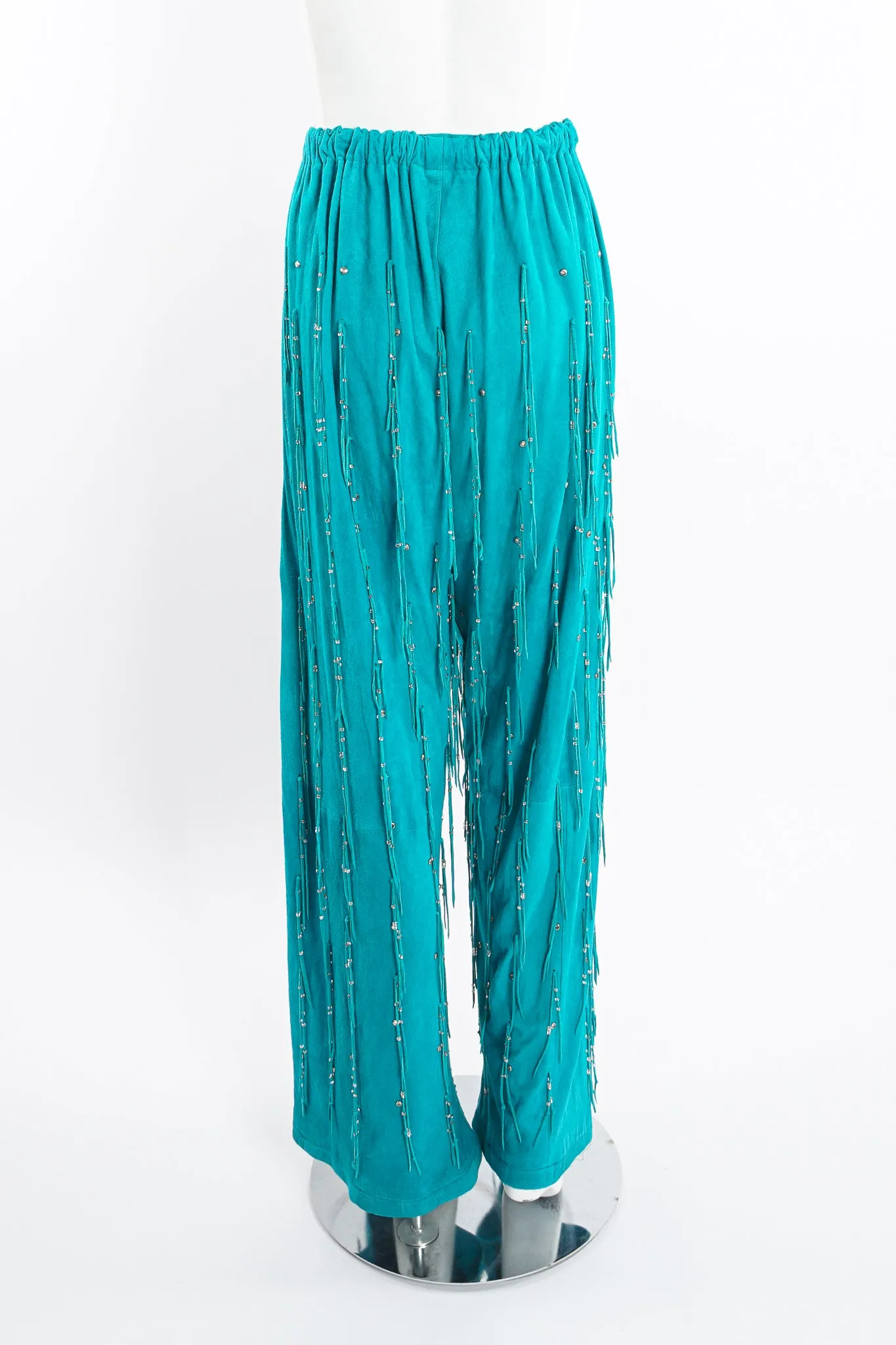 Suede Fringe Top & Pant Set